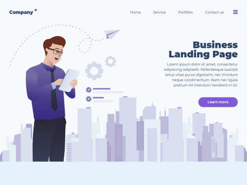 tailwind Business page