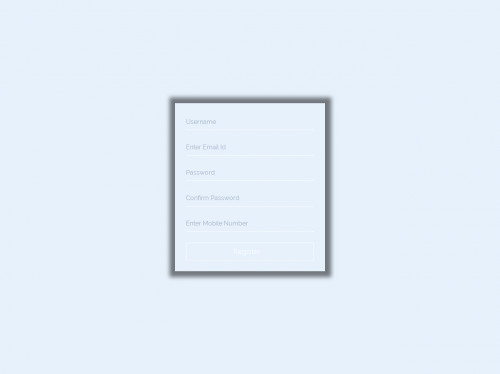 tailwind Registration Form In Tailwind CSS