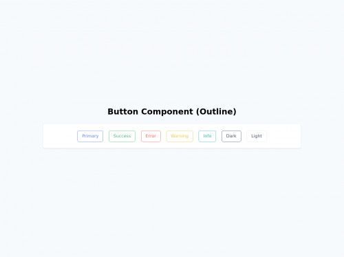 tailwind Button Component (Outline)