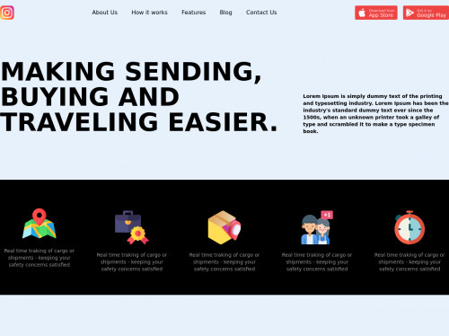 tailwind Landing Page template - Tailwind CSS