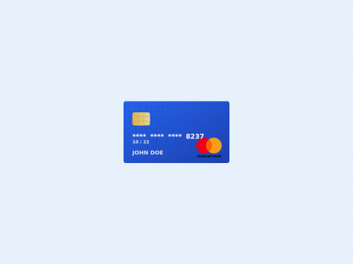 tailwind MasterCard UI