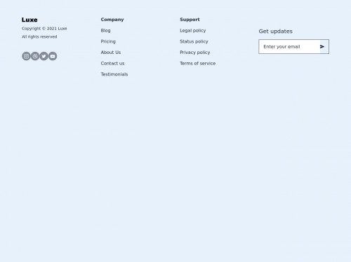 tailwind Free Tailwind CSS Footers Component