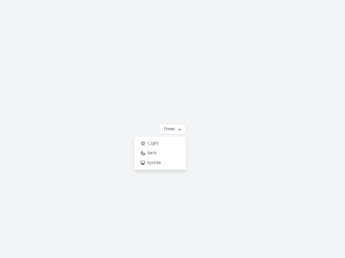 tailwind Dropdown theme with Tailwind CSS