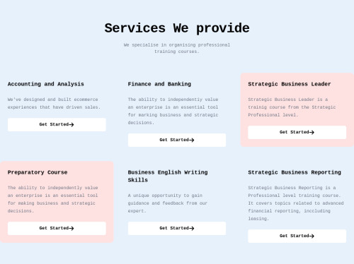 tailwind Tailwind CSS Services Card list