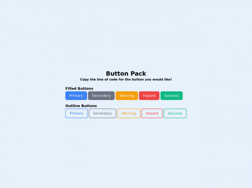 tailwind Button Pack