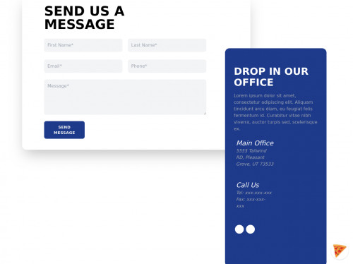 tailwind Responsive Contact Form