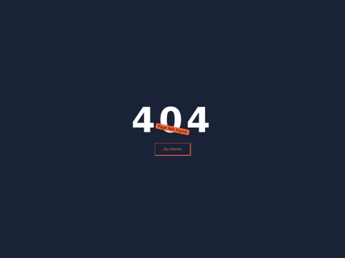 tailwind 404 Page Not Found