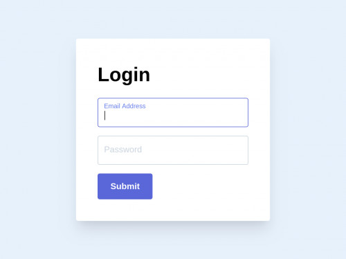 tailwind Cool Text Inputs and Login