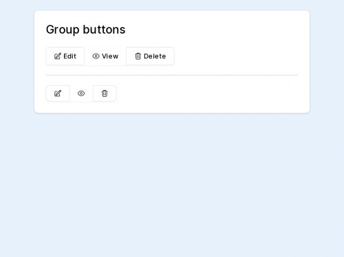 tailwind Group buttons