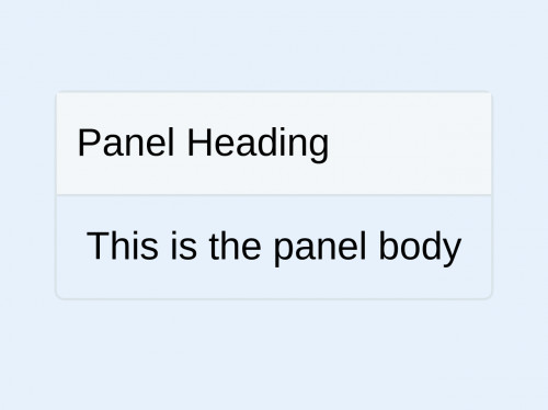 tailwind Bootstrap style panel