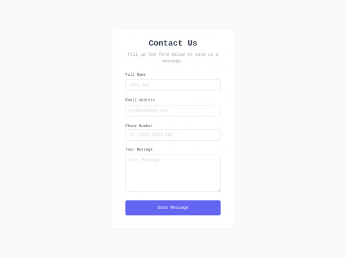 tailwind Working Contact Form (send email without Backend server)