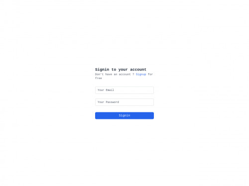 tailwind Tailwind CSS accessible login form