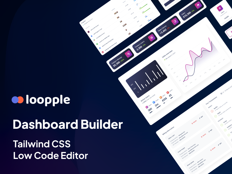 Loopple Tailwind CSS Builder image